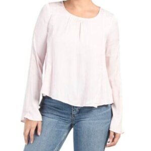 Free People Arabella Blouse Pink L